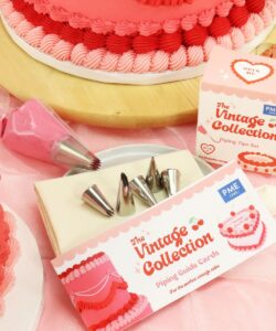 PME Spuitmondjes set 6 voor Vintage Taartdecoratie