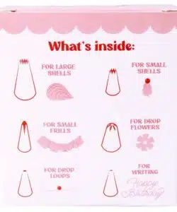 Pme spuitmondjes set 6 voor vintage taartdecoratie bij cake, bake & love 21 Pme spuitmondjes set 6 voor vintage taartdecoratie bij cake, bake & love 20