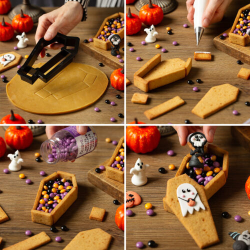 Halloween grafkist koekjes pakket - afbeelding 2