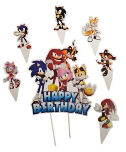 Caketopper + Cupcake Prikkers Sonic