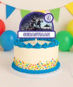 Gepersonaliseerde Taarttopper - Fortnite
