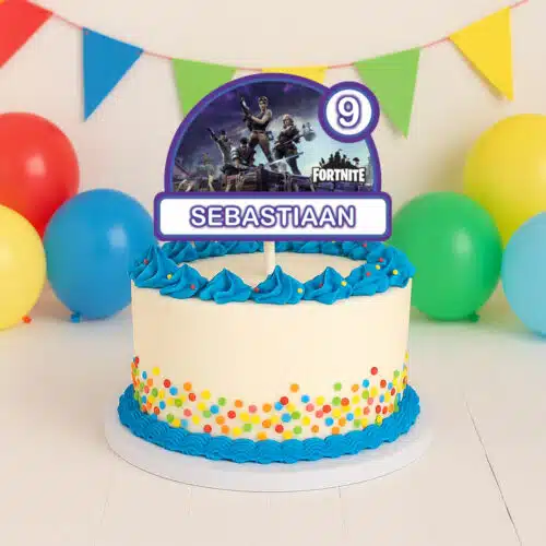 Gepersonaliseerde taarttopper - fortnite