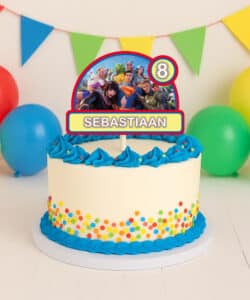Gepersonaliseerde Taarttopper - Fortnite Superman Edition