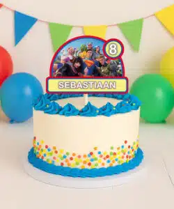Gepersonaliseerde Taarttopper - Fortnite Superman Edition