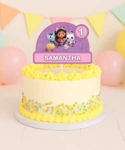 Gepersonaliseerde Taarttopper - Gabby's Dollhouse
