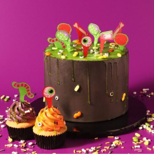 Halloween borrelende ketel taart pakket - afbeelding 2