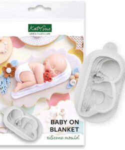 Katy Sue Siliconen Mal - Baby on Blanket