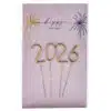 Wondercard met vuursterretjes - happy new year met 2026 sterretjes bij cake, bake & love 1
