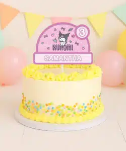 Gepersonaliseerde Taarttopper - Kuromi