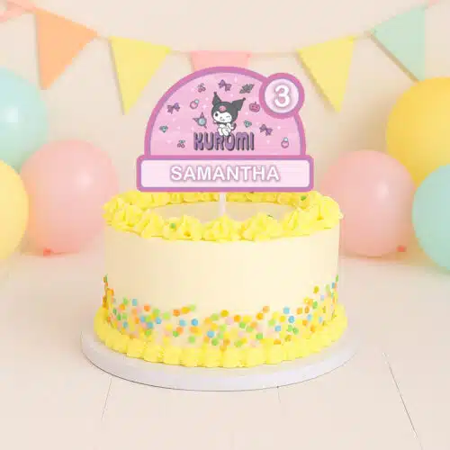 Gepersonaliseerde taarttopper - kuromi