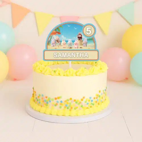 Gepersonaliseerde taarttopper - labubu versie 3