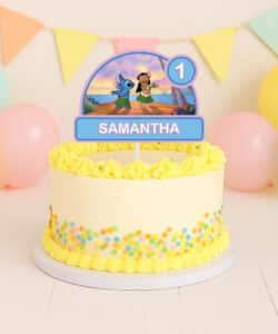 Gepersonaliseerde Taarttopper - Lilo & Stitch