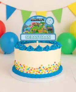 Gepersonaliseerde Taarttopper - Minecraft versie 2