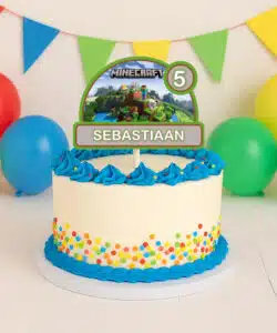 Gepersonaliseerde Taarttopper - Minecraft