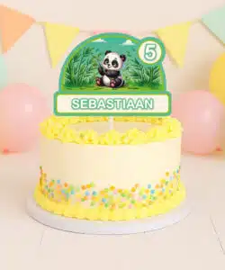 Gepersonaliseerde Taarttopper - Panda