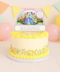 Gepersonaliseerde Taarttopper - Prinsessen