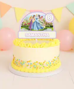 Gepersonaliseerde Taarttopper - Prinsessen