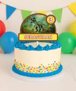 Gepersonaliseerde Taarttopper - T-Rex