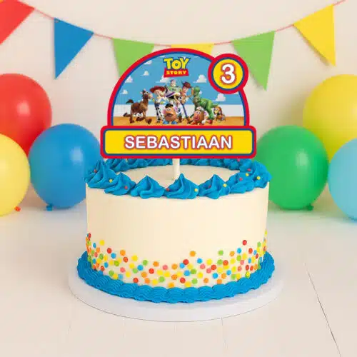 Gepersonaliseerde taarttopper - toy story