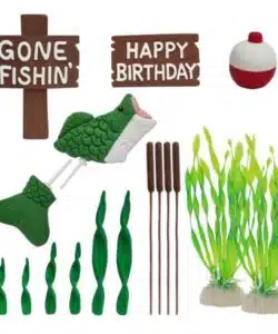 Taartdecoratie Gone Fishing set/17