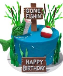 Alternative view of Taartdecoratie Gone Fishing set/17