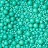 Sprinkley sprinkles - sugar pearl mix turquoise 80 gram bij cake, bake & love 1
