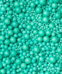 Sprinkley Sprinkles -  Sugar Pearl Mix Turquoise 80 gram