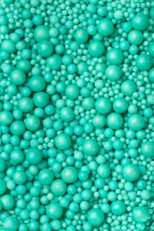 Sprinkley sprinkles -  sugar pearl mix turquoise 80 gram