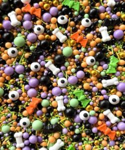 Sprinkley Sprinkles -  Bat & Bones Halloween Mix 80 gram