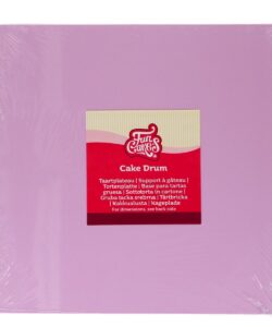 FunCakes Cake Drum Vierkant Pastel Paars 25 cm