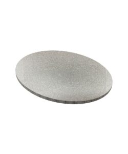 Simply Making Matt Masonite Board Rond Zilver Glitter 25 cm