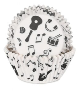 House of Marie Baking Cups Music set/48
