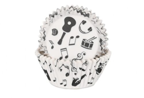 House of marie baking cups music set/48
