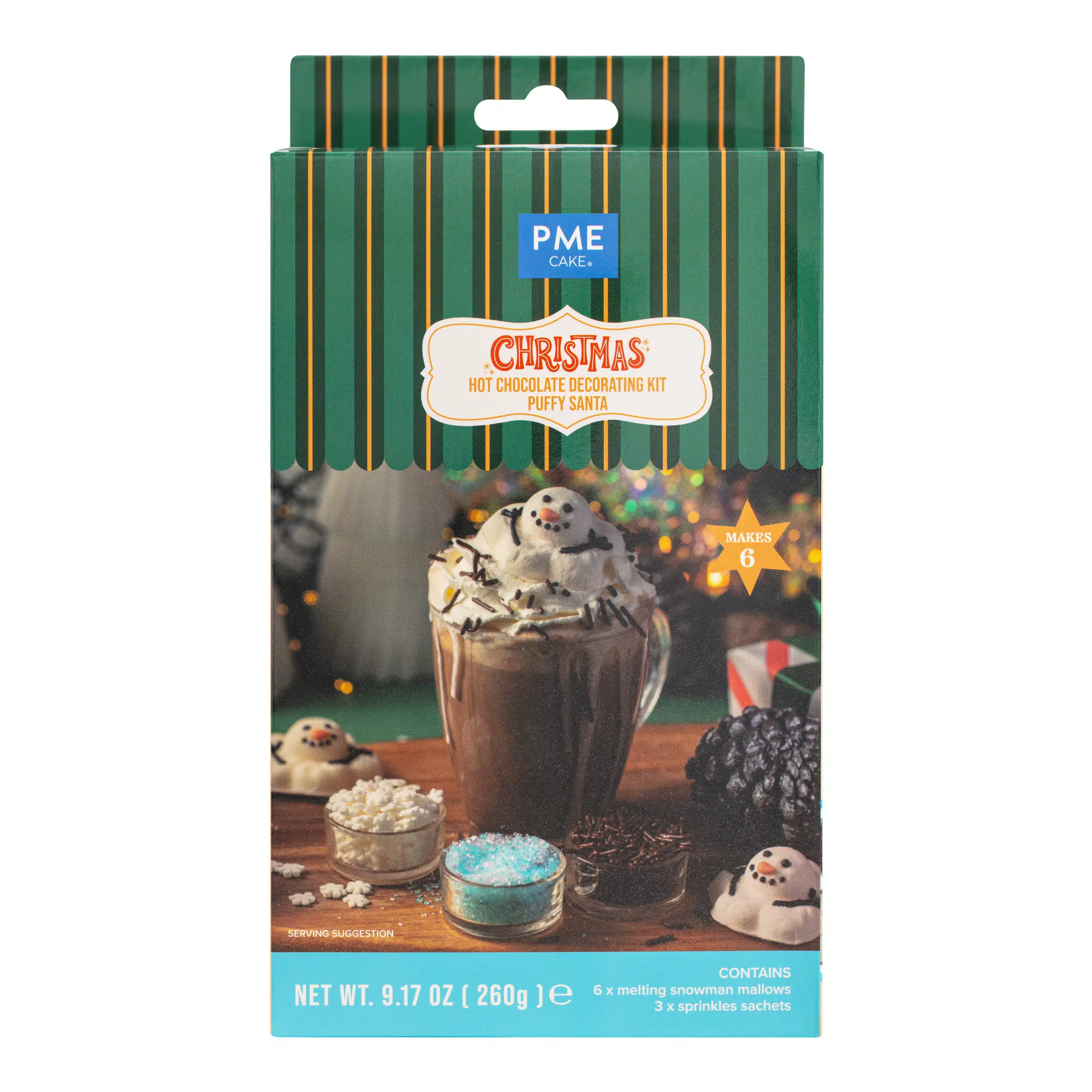 Pme hot chocolate decoration set - melting snowman bij cake, bake & love 5 Pme hot chocolate decoration set - melting snowman