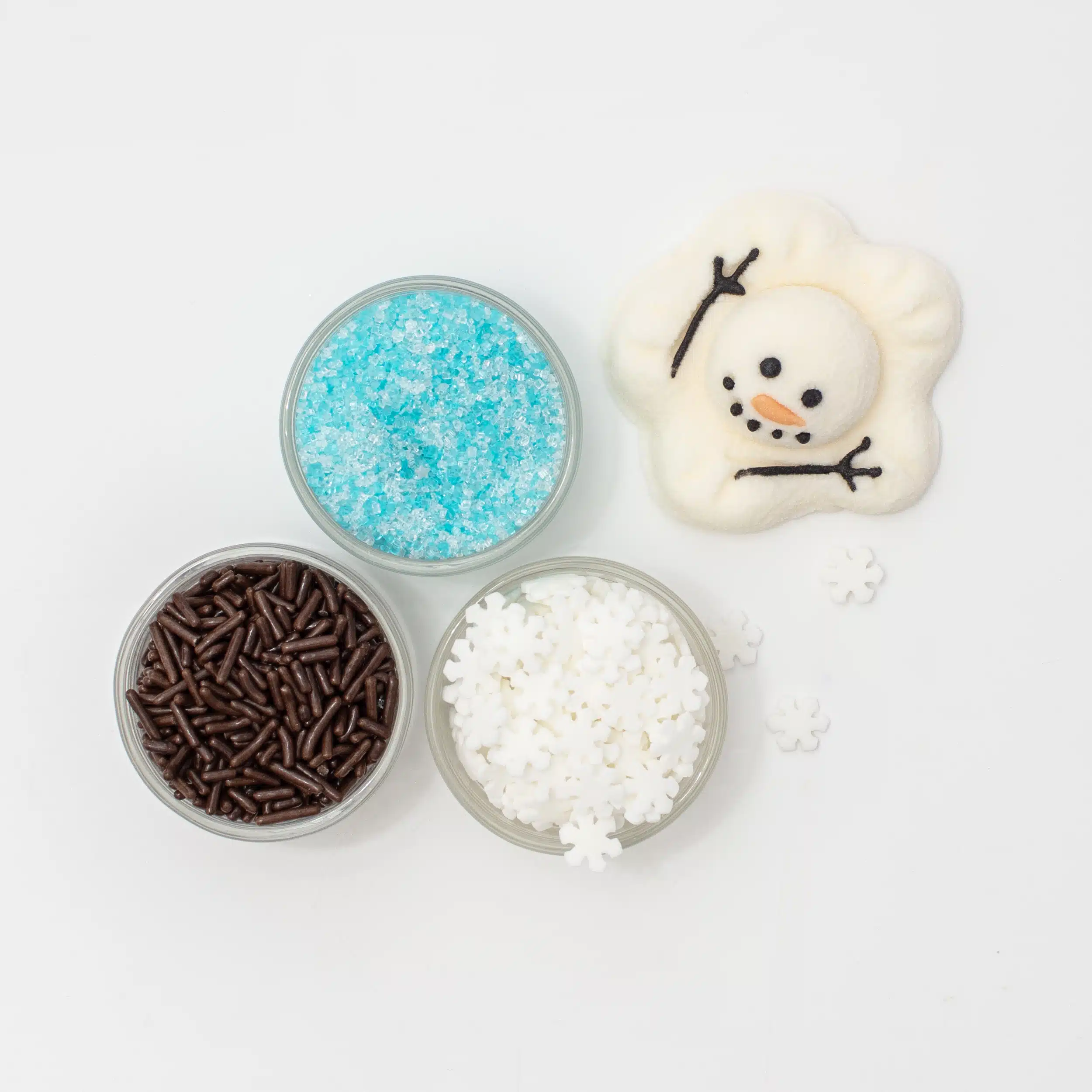 Pme hot chocolate decoration set - melting snowman bij cake, bake & love 6 Pme hot chocolate decoration set - melting snowman - afbeelding 2