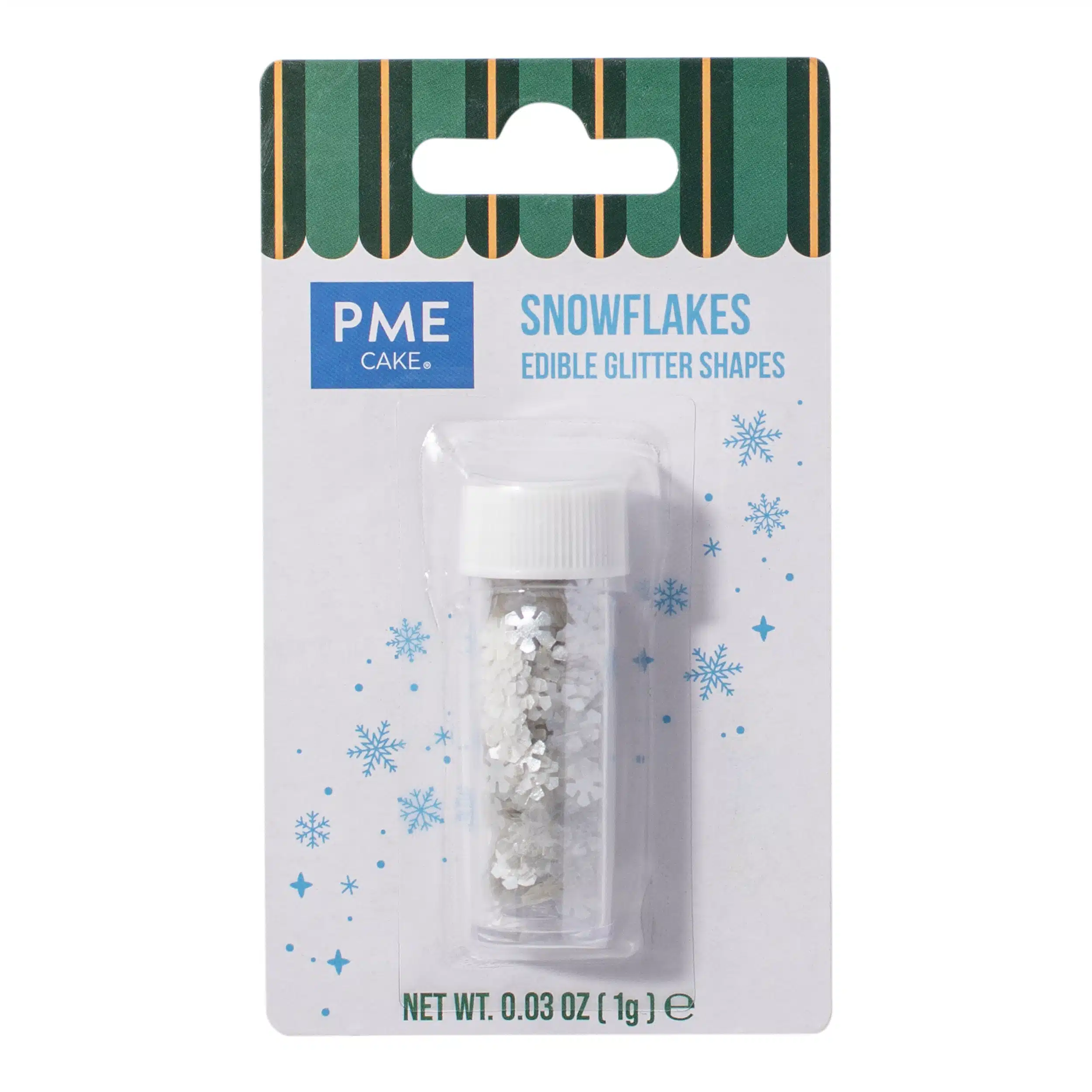 Pme edible shapes - snowflakes bij cake, bake & love 5 Pme edible shapes - snowflakes