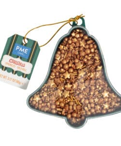 PME Christmas Sprinkles - Golden Bell 90 gr