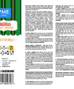 Alternative view of PME Christmas Sprinkles - Golden Bell 90 gr