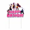 Caketopper happy birthday kpop demon hunters bij cake, bake & love 2 Caketopper happy birthday kpop demon hunters bij cake, bake & love 1