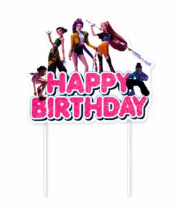 Caketopper Happy Birthday Kpop demon Hunters