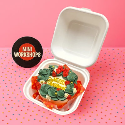 Christmas bento cake