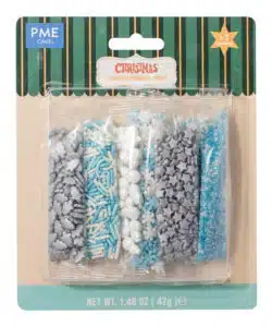 PME Christmas Sprinkles - Frosty pk/7