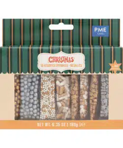 PME Christmas Sprinkles - Metallic - 30 (!) verschillende soorten sprinkles