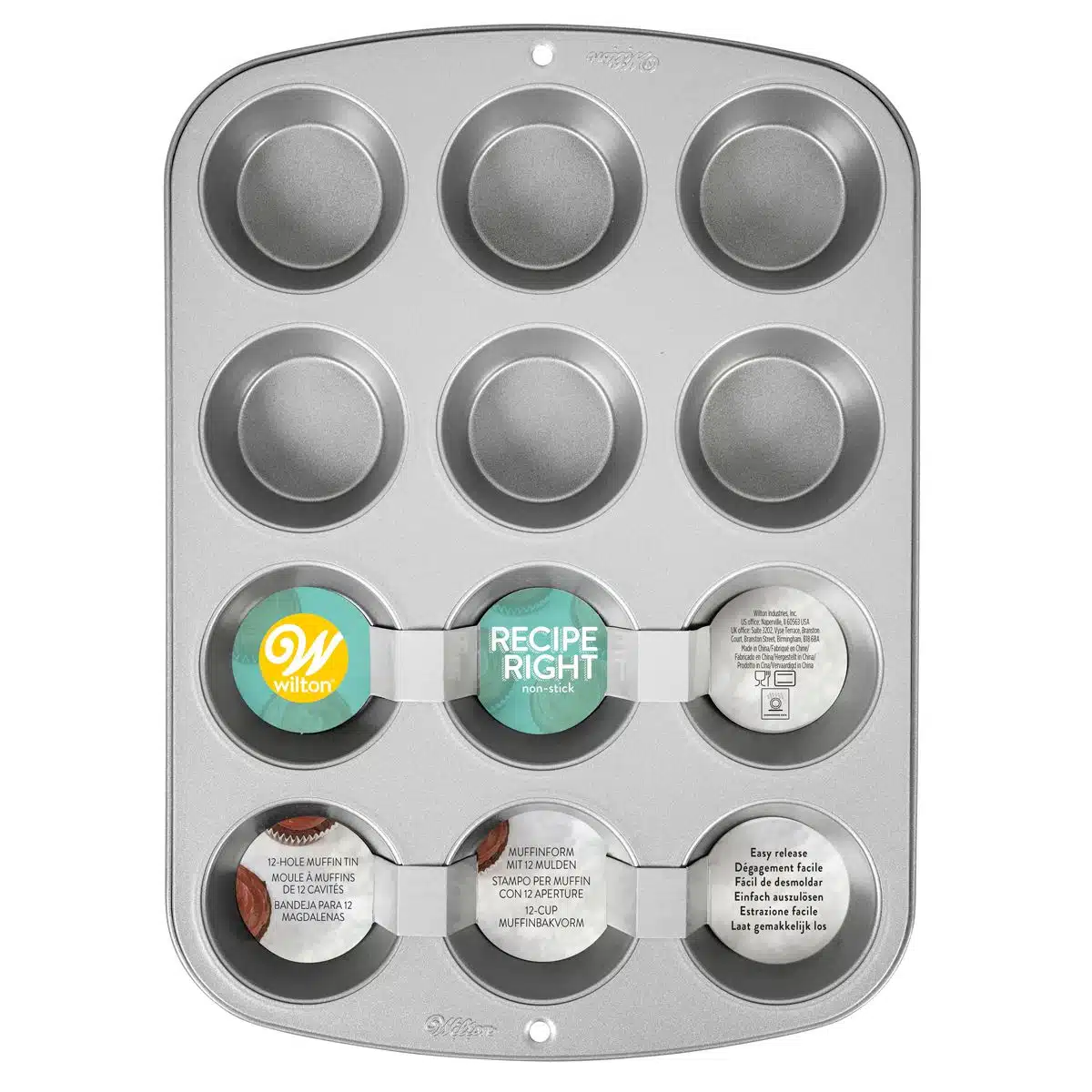 Wilton recipe right 12 cup muffin pan