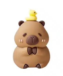 Caketopper Plastic Poppetje Capibara