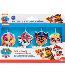 Dekora Paw Patrol Kaarsjes set/4