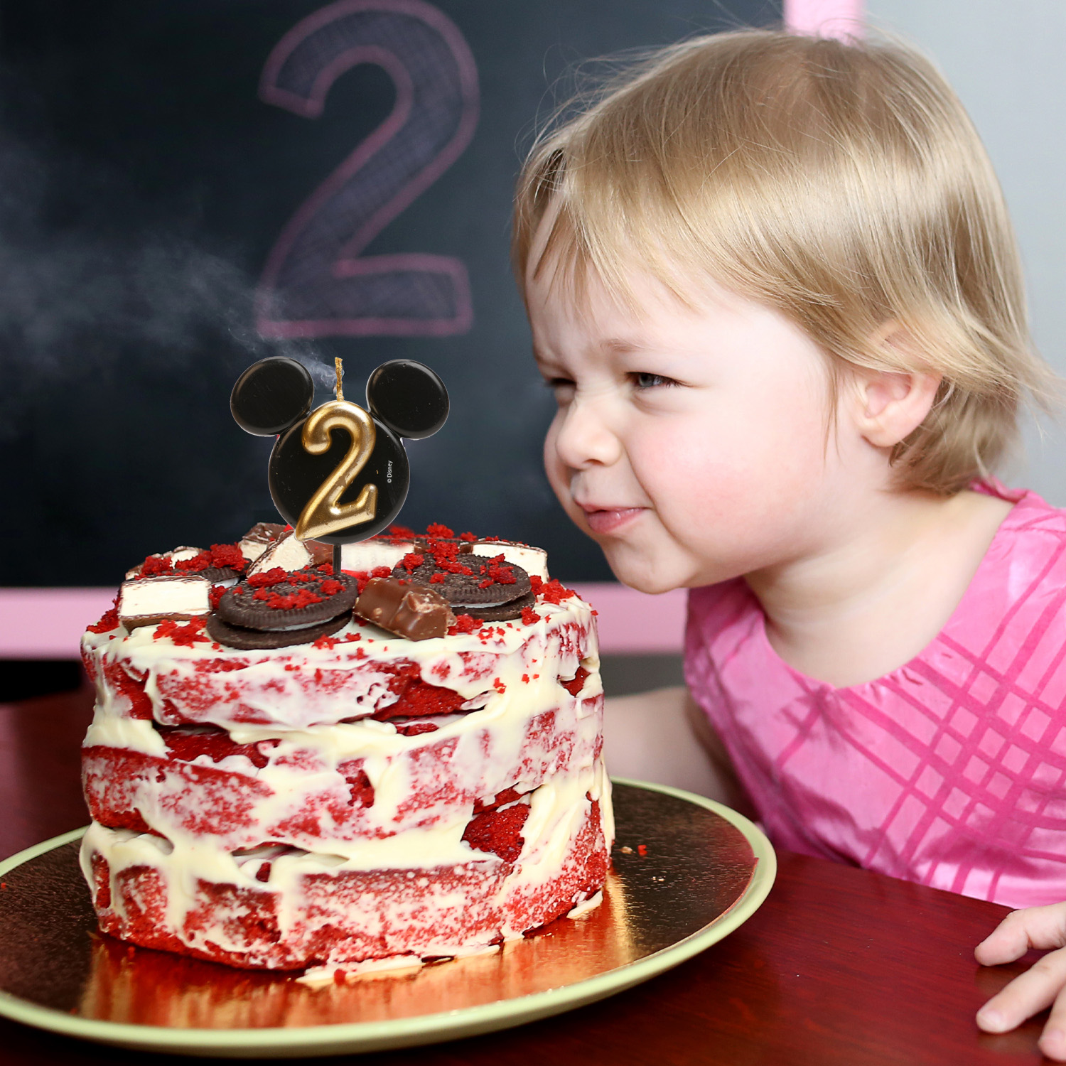 Dekora kaarsje mickey mouse nummer 2 bij cake, bake & love 7 Dekora kaarsje mickey mouse nummer 2 - afbeelding 5