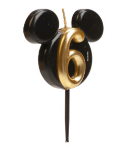 Dekora kaarsje mickey mouse nummer 6 bij cake, bake & love 8