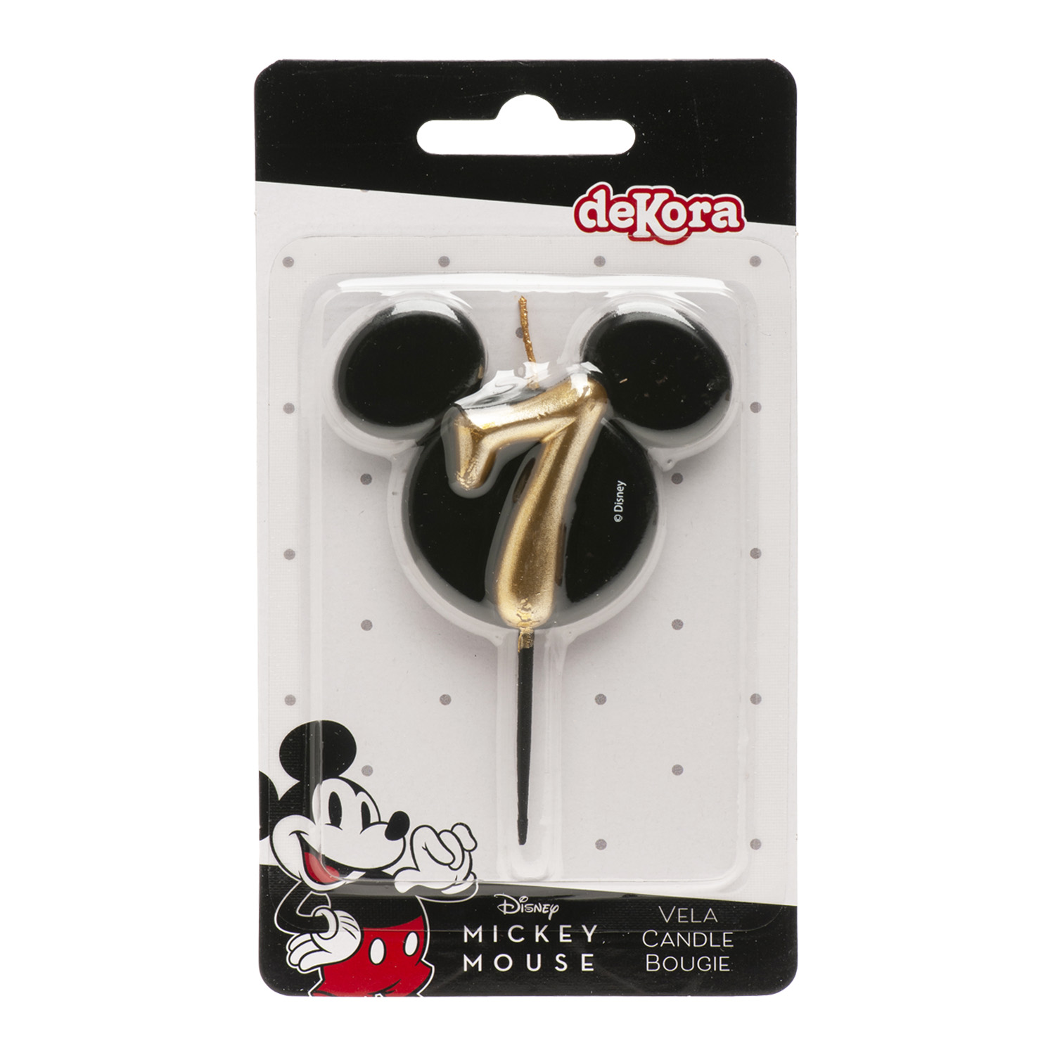 Dekora kaarsje mickey mouse nummer 7 bij cake, bake & love 7 Dekora kaarsje mickey mouse nummer 7 - afbeelding 3