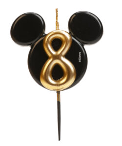 Dekora Kaarsje Mickey Mouse Nummer 8